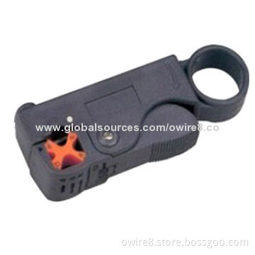 Stripper Tool for LAN Cable and Coaxial Cable, High-quality Metal Construction with Plastic Handles